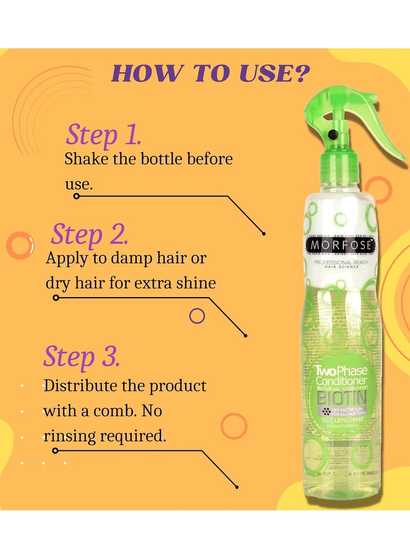 مورفوز مكيف مورفوس ثنائي الفعالية بالبيوتين - للعناية اليومية بالشعر (400 مل) - Image 5