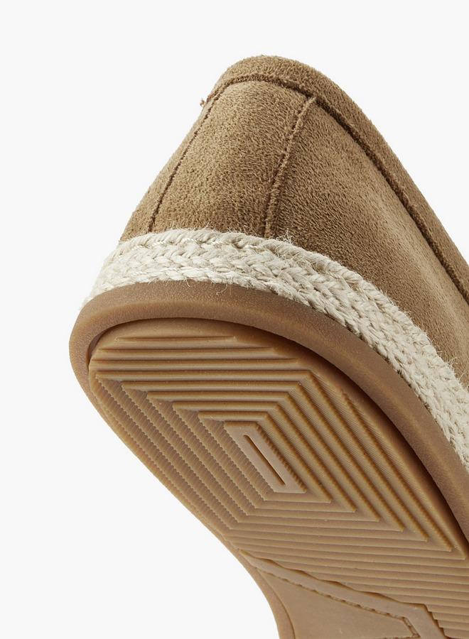 Peppermint Men Textured Espadrille Loafers - Image 4