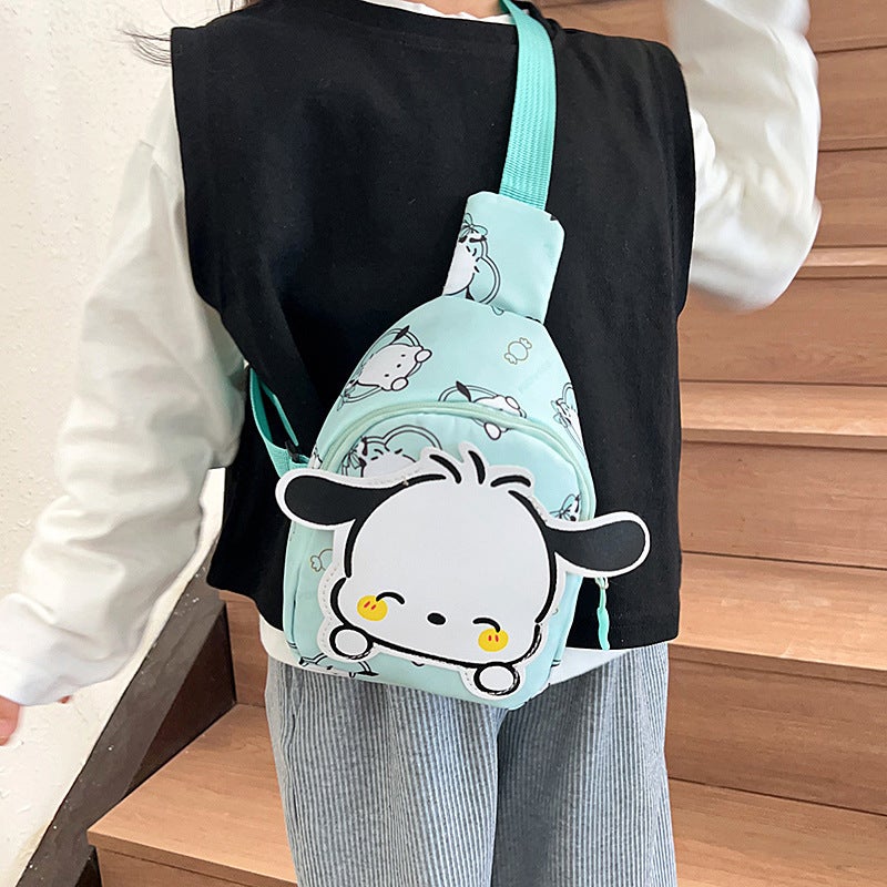 Cute Cartoon Kidsren'S Bags, Kindergarten Baby Fashion Trendy Casual Small Backpack Girls Fashionable Chest Bag Crossbody - Image 4