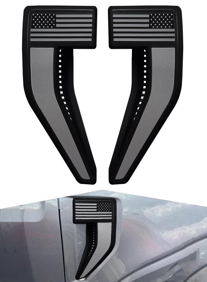 CFDSDE Fender Vent for F150 2021-2024 Fender Emblems Front Fender Badge Side Vent Cover for F150 Accessories XL XLT Lariat Limited Platinum, 1 Pair (21F150-Vents) - Image 1