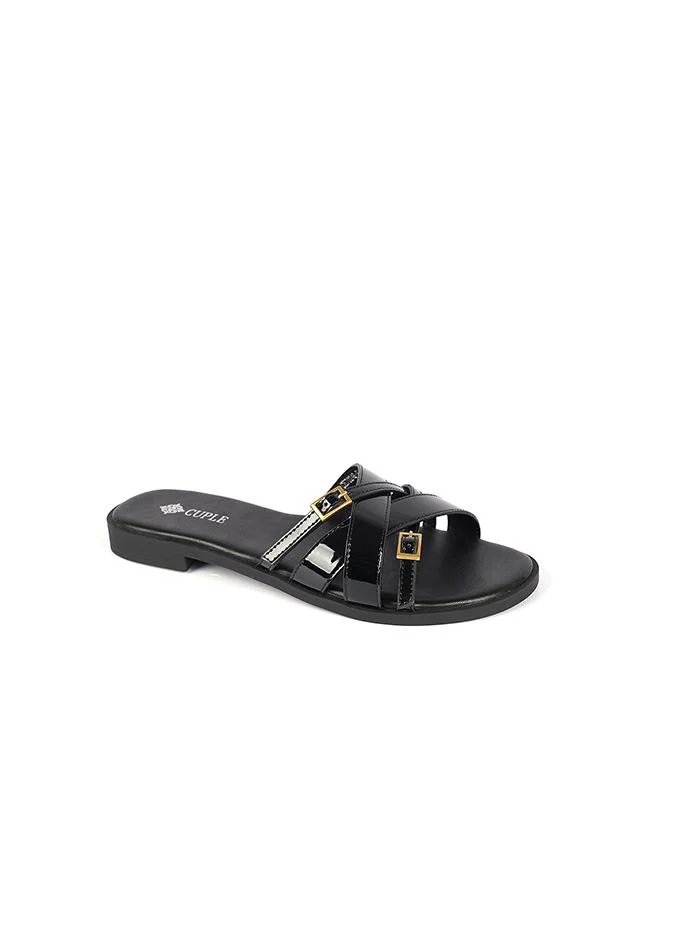 Cuple Ladies Slip-on multi strap Sandals