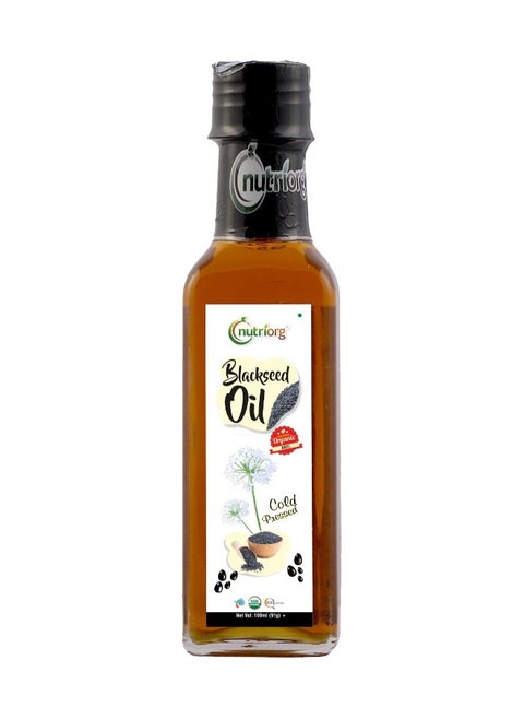 Organic Black Seed Oil 100 ml, Cold Pressed, Weight Management, Deep Nourishing Face And Hair Care