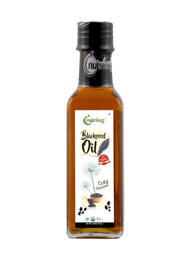 nutriorg Organic Black Seed Oil 100 ml, Cold Pressed, Weight Management, Deep Nourishing Face And Hair Care - Image 1