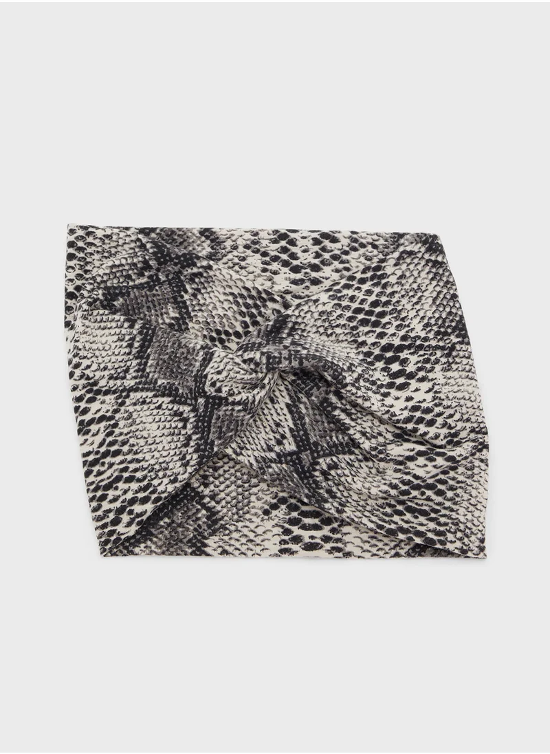 ايلا Snake Print Flat Headband