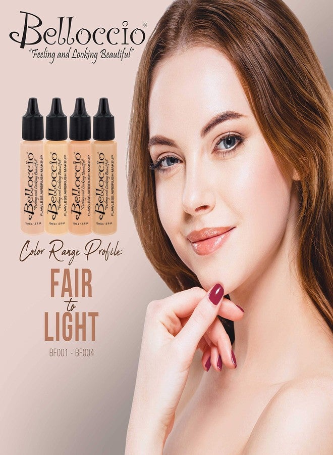 Belloccio's Professional Cosmetic Airbrush Makeup Foundation 1/2oz Bottle: Vanilla - Image 3