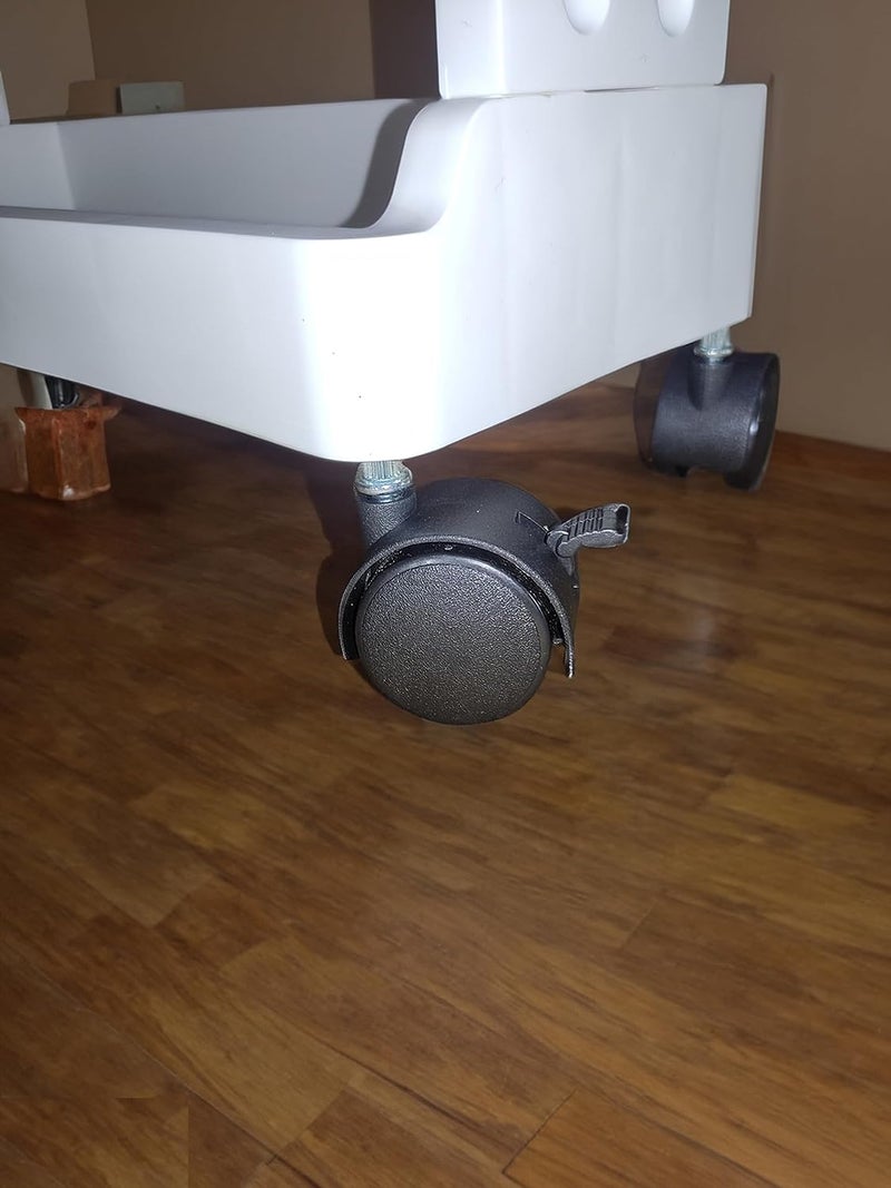 TORIOX Space Saving Folding Storage Rack Organizer Kitchen Trolley Rack Holder Slim Rack ShelfShelvesRackStand Vegetable Rack Organizer Kitchen Dining Bathroom 3 Layer - Image 4