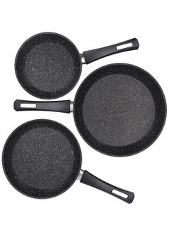ALBERTO Alberto 3 Piece Granite Fry Pan Set  - Image 2