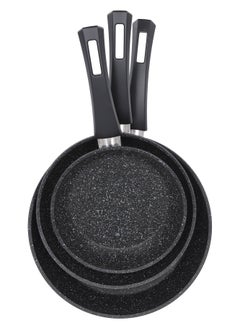 ALBERTO Alberto 3 Piece Granite Fry Pan Set  - Image 4
