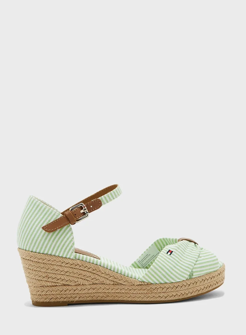 TOMMY HILFIGER Ankle Strap High Wedge Sandals