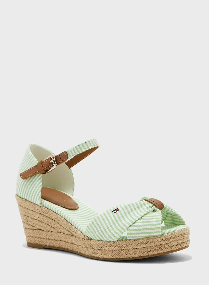 TOMMY HILFIGER Ankle Strap High Wedge Sandals