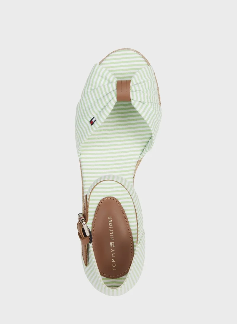 TOMMY HILFIGER Ankle Strap High Wedge Sandals