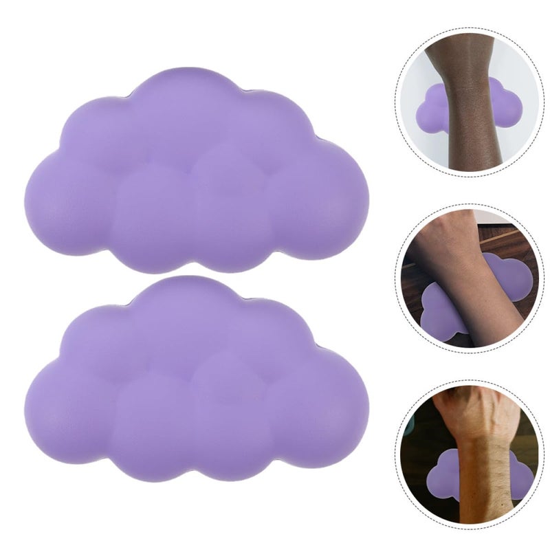 Ergonomic Purple Gel Wrist Rest Pad Non Slip Support for Office Laptop Keyboard - Image 5