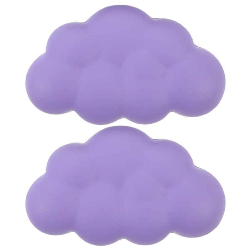 Ergonomic Purple Gel Wrist Rest Pad Non Slip Support for Office Laptop Keyboard - Image 2