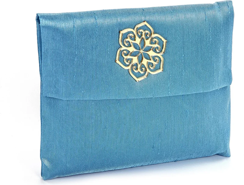 ايهفان اونلاين Prayer Rug Set - Shanthuk Covered Yasin - Prayer Rug - Prayer Beads - Blue Color