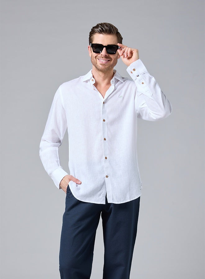 Mannerism The Cloud Light White Lyocell Shirt with Weightless Softness - Image 5