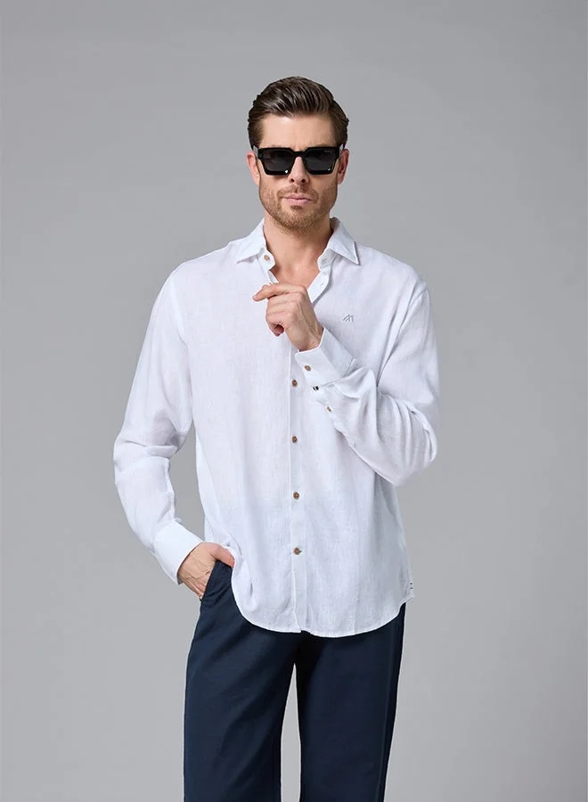 Mannerism The Cloud Light White Lyocell Shirt with Weightless Softness