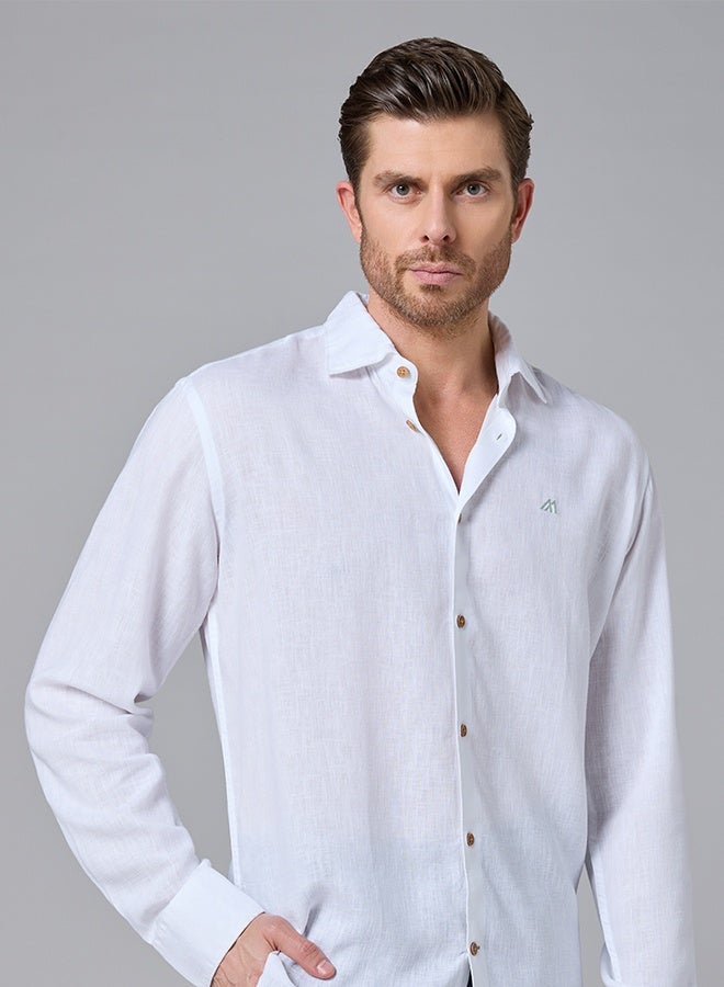 Mannerism The Cloud Light White Lyocell Shirt with Weightless Softness - Image 2