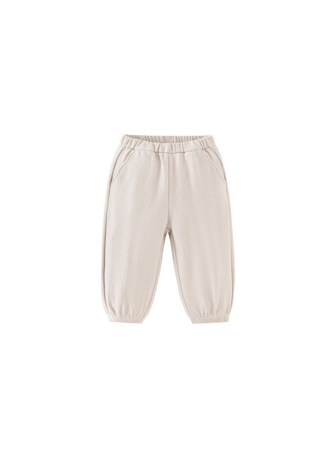 Minibala Girls Baby Long Pants Spring Soft Skin-friendly Non-deforming 3d Jacquard Sweet Pants  Spring New Arrival - Image 4