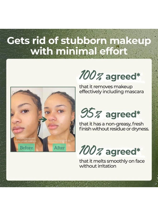 نامبوزين بلسم رقم 3 لتنظيف المسام والمكياج بالشاي الأخضر والفحم، 85 غرام - Image 4