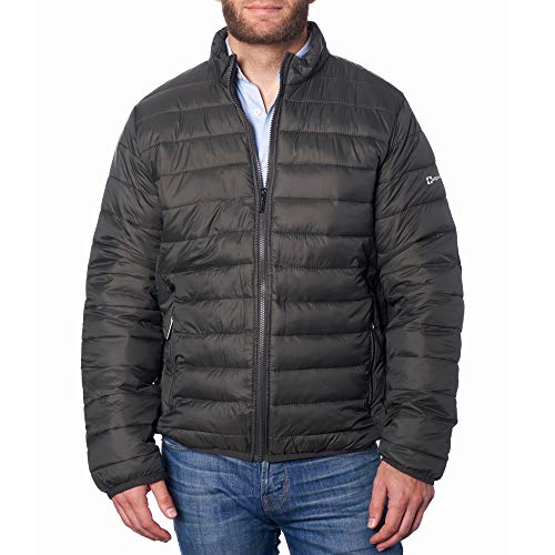 Alpine Swiss Niko Men’s Puffer Jacket | Warm Down Alternative Insulated Coat | Packable, Water-Resistant & Windproof Winter Outerwear with Zipper Pockets GRN L - Image 4