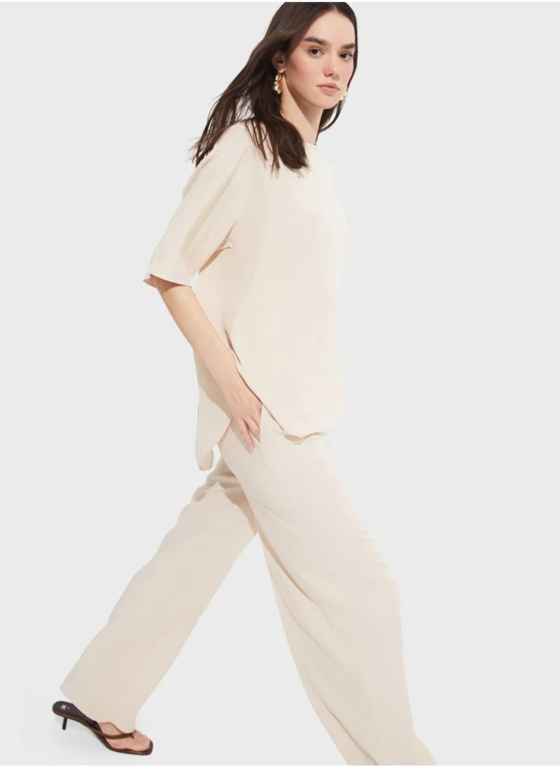 جون High Waist Pants