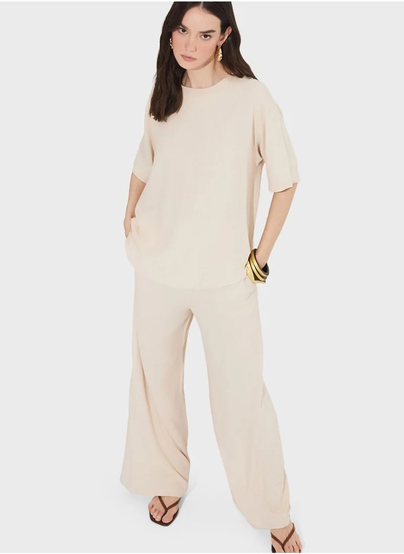 جون High Waist Pants