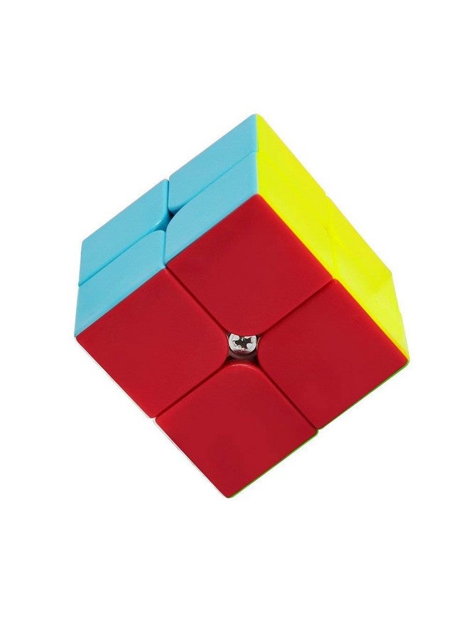 D ETERNAL Moyu Mofang Jiaoshic Cube 2X2 High Speed Stickerless Magic 2 2 Cube,Multicolor, Kids and Professionals - Image 2