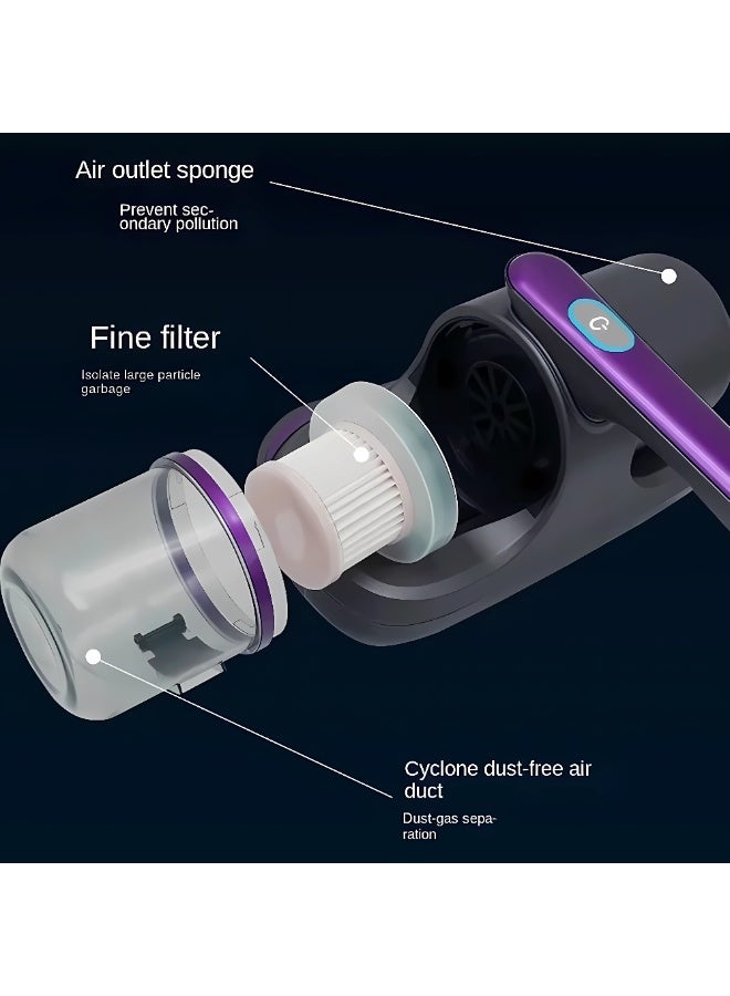 Admos AY-505 Handheld Vacuum Cleaner for Removing Mites and Dust Specially Designed for Deep Cleaning of Upholstery, Beds, and Mattresses - Image 5