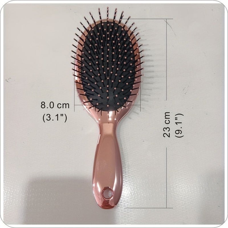 Quarum Star Oval Handle Air Cushion Comb Sytlish Hairbrush Gentle On hair Comfortable Grip Exquisite Appearance Easy to Carry - Image 4