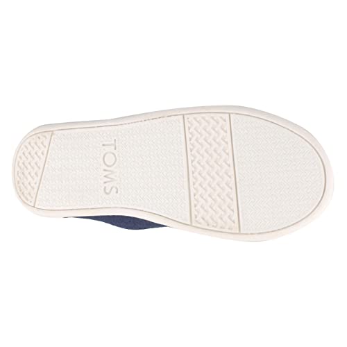 TOMS حذاء تومز الكلاسيكي للأطفال غير محدد الجنس، قماش أزرق، 3 أطفال كبار أمريكي - Image 4