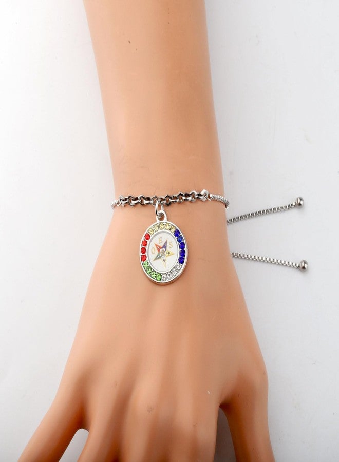 HOLLP OES Sorority Jewelry Not S by Blood But S by Heart Bracelet Gift for Sorority Women With Card (Bracelet-2) - Image 5