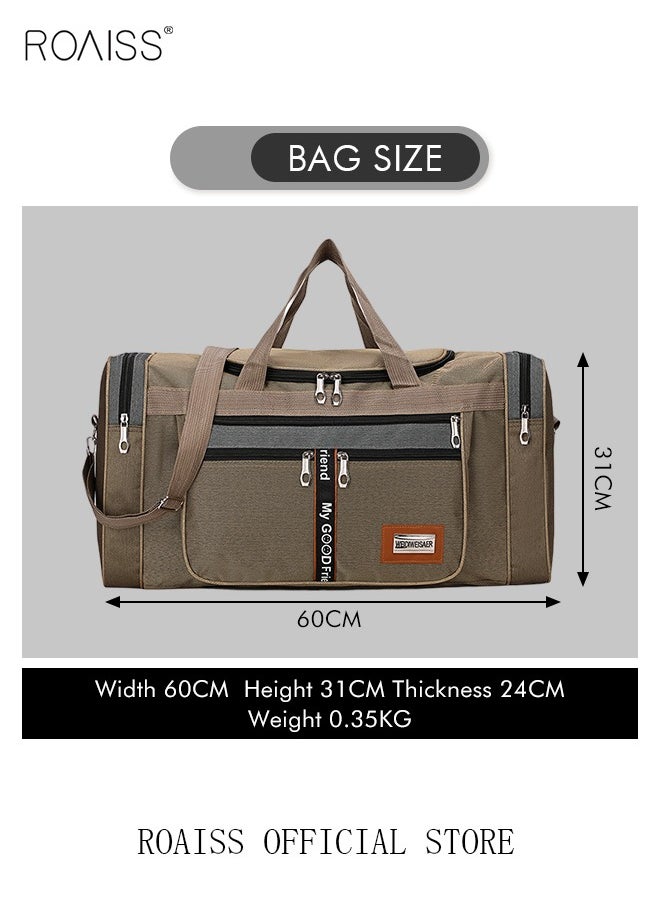 roaiss Waterproof Foldable Travel Bag for Short Trips - Large-Capacity Shoulder Bag for Men and Women, Ideal for Boys and Girls, Versatile and Stylish, Fits All Your Travel Needs  - Image 5