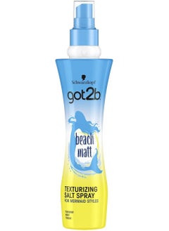 Schwarzkopf Got2B Beach Matt Salt Hair Spray Creates Waves And Textures With A Matt Finish