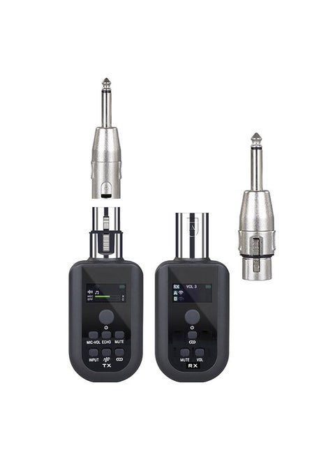 Microphone Wireless Xlr Transmitter and Receiver UHF Wireless Mic System