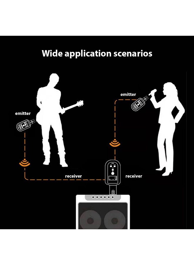 Generic - Microphone Wireless Xlr Transmitter and Receiver UHF Wireless Mic System - Image 1