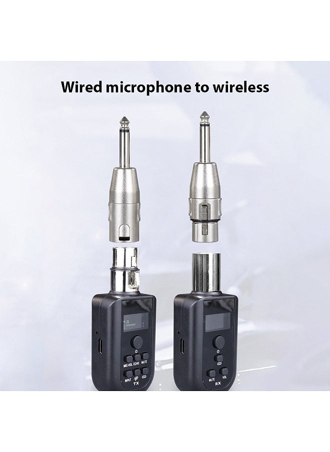 Generic - Microphone Wireless Xlr Transmitter and Receiver UHF Wireless Mic System - Image 1