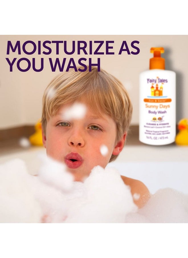 Fairy Tales Fairy Tales Sunny Days Chlorine Removal Body Wash, For All Age Swimmers | After Swim Chlorine, Salt And Sunscreen Removal | No Harsh Chemicals or Toxins | Easy to use Pump - 16oz  - Image 5