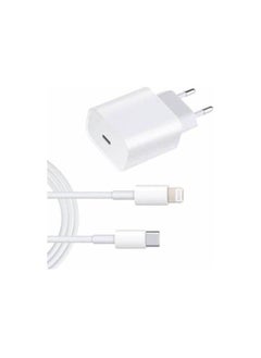 20W USB-C Power Adapter With Lightning To USB-C Cable