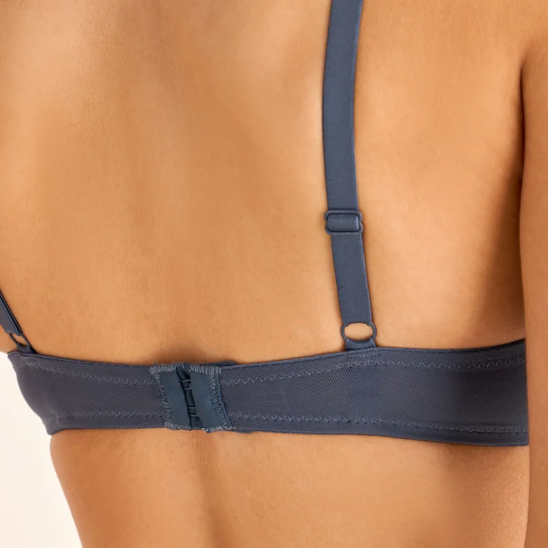 Splash FAV Lace Detail Demi Bra with Hook and Eye Closure