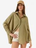 Bianco Lucci Khaki Green