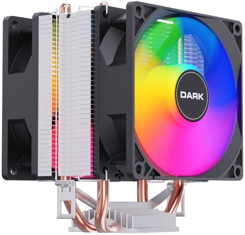 دارك DKCCX94BL Freezer X94BL مبرد معالج متوافق مع Intel 775/1156/1155/1150/1151 FM1/FM2/AM2+/AM3+ /AM4 Ryzen - Image 2