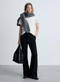 MANGO Short-Sleeved Cotton T-Shirt  - Image 4
