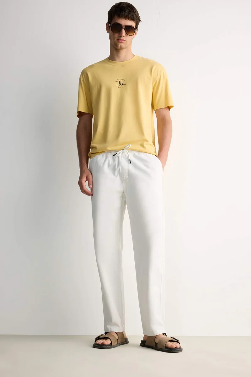 DeFacto Boxy Fit Crew Neck Short Sleeve T-Shirt
