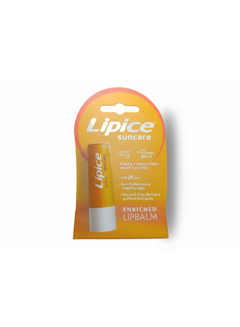 lipice Suncare SPF 25 Lip Balm 4.8 g ,Made in UK ,Pack of 4 - Image 3