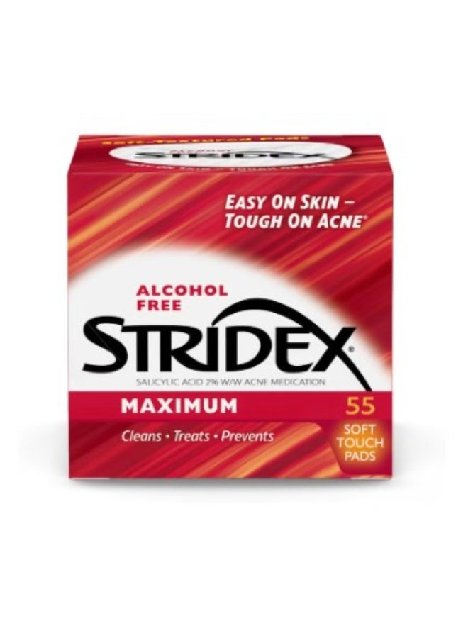 Stridex Soft Touch Pads 55-Pieces - Image 1