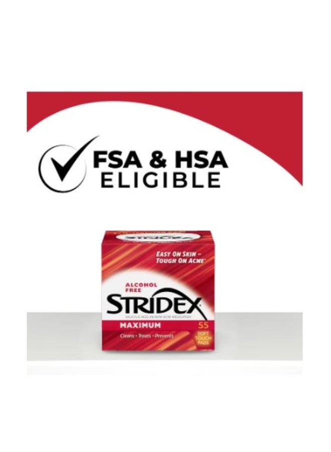 Stridex Soft Touch Pads 55-Pieces - Image 2