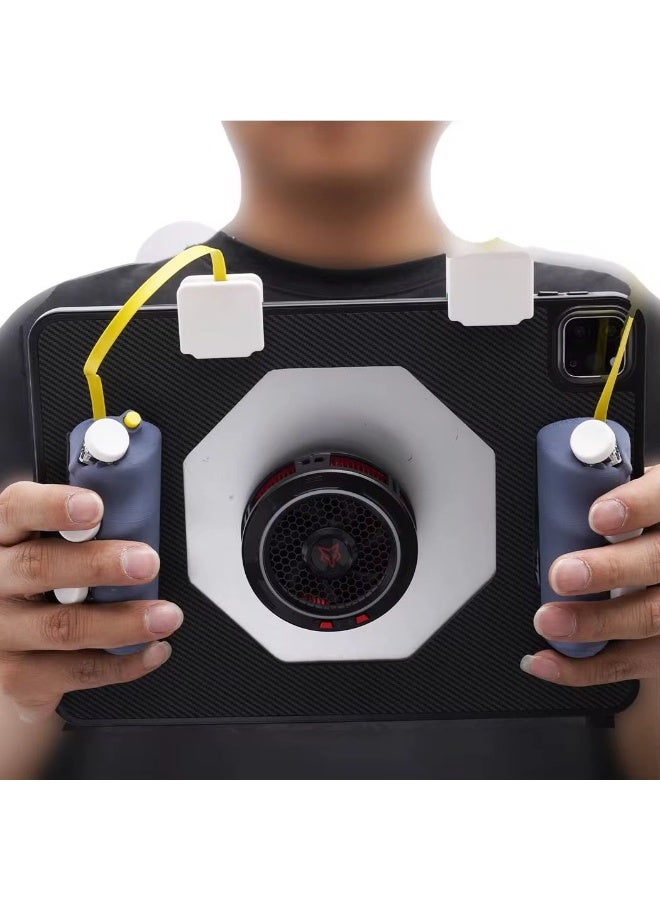 سارافوكس ازرار تحكم مغناطيس البيانوا والاخطبوط FV6 للأيباد 6 اصابع بخاصية التيربو  اصدار المغناطيس ثبات مغناطيسي قوي وآمن على الجهاز  يتناسب مع جميع احجام أجهزة الآيباد بسلاسة وأناقة - Image 3