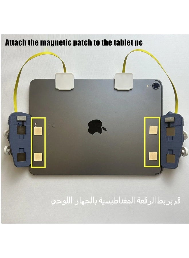سارافوكس ازرار تحكم مغناطيس البيانوا والاخطبوط FV6 للأيباد 6 اصابع بخاصية التيربو  اصدار المغناطيس ثبات مغناطيسي قوي وآمن على الجهاز  يتناسب مع جميع احجام أجهزة الآيباد بسلاسة وأناقة - Image 4