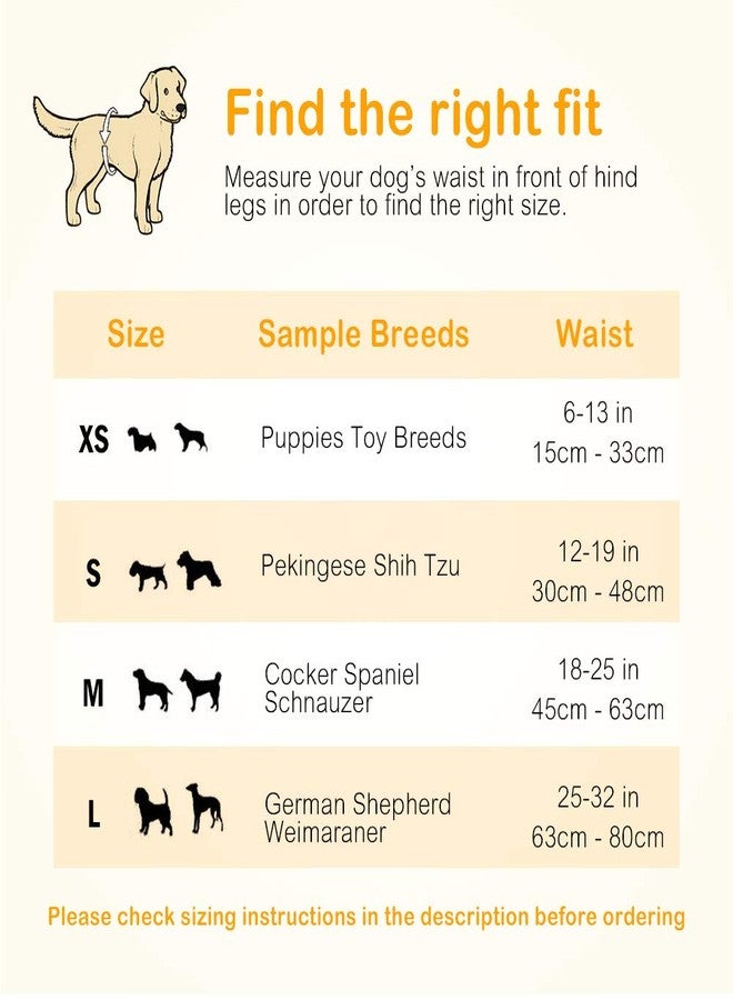 دونو حفاضات كلاب DONO للاستخدام مرة واحدة، حفاضات ناعمة فائقة الامتصاص للكلاب الذكور، مزودة بمؤشر للبلل، 32 قطعة، مقاس L (25-32 بوصة)... - Image 5