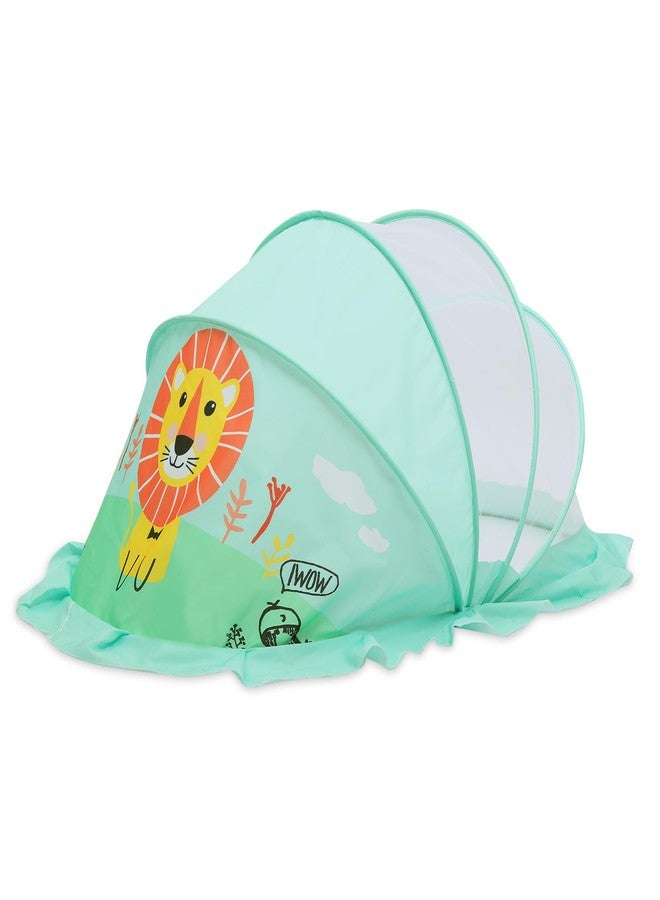 Amardeep Big Foldable Mosquito Net | Bottomless Baby Mosquito Tent with Multiple Cute Digital Prints | Insect Protection Canopy for Newborns & Toddlers | Portable & Breathable Net (Adorable Lion) - Image 1